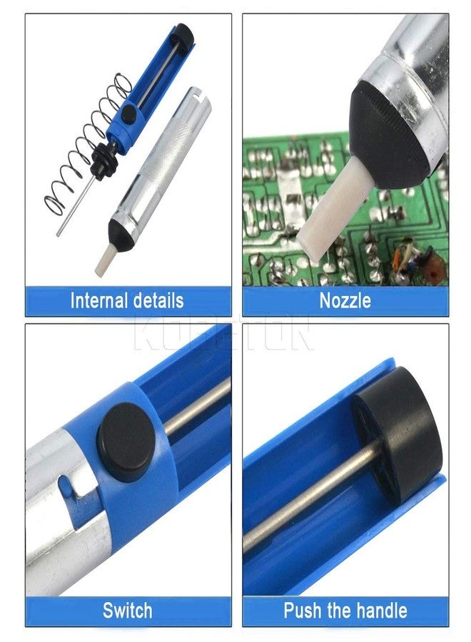 SCHOFIC Desoldering Pump, Solder Sucker - Desoldering Vacuum Pump Solder Remover (1) - Image 3